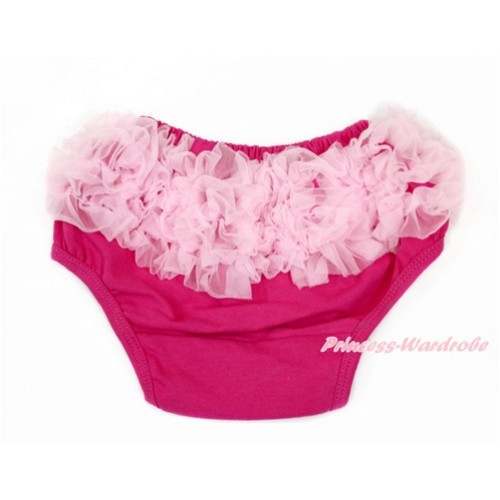 Light Pink Ruffles Hot Pink Panties Bloomers B074 