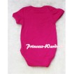 Hot Pink Baby Jumpsuit with Princess Print TH33 