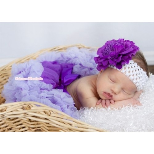 Dark Purple Lavender Newborn Pettiskirt N117 