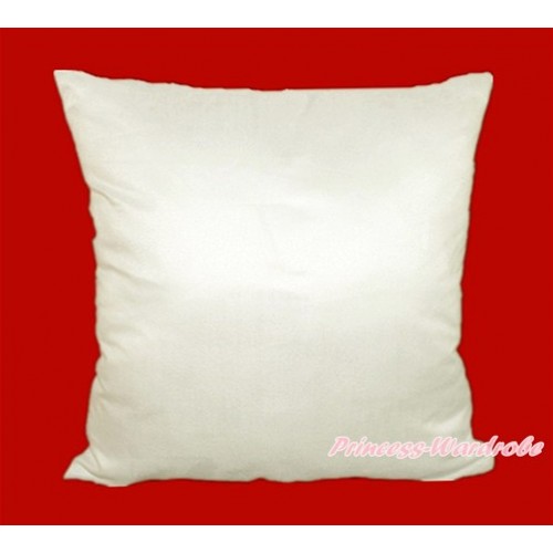 White Solid Color Home Sofa Cushion Cover HG002 