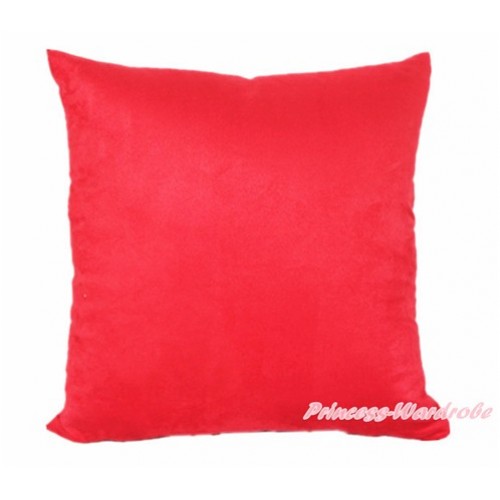 Hot Red Solid Color Home Sofa Cushion Cover HG006 