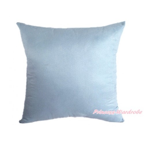 Light Blue Solid Color Home Sofa Cushion Cover HG009 