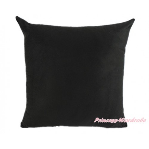 Black Solid Color Home Sofa Cushion Cover HG012 