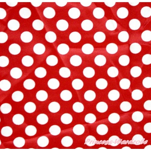 1 Yard Minnie Dots Print Satin Fabrics HG042 