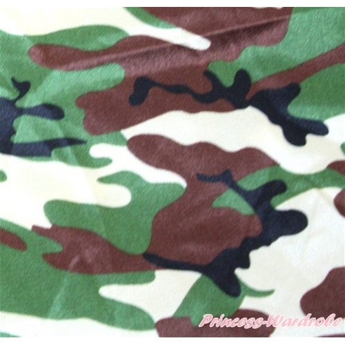 1 Yard Camouflage Print Satin Fabrics HG049 