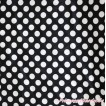 1 Yard Black White Dots Print Satin Fabrics HG052 
