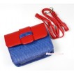 Red Royal Blue Snakeskin Little Cute Petti Shoulder Bag With Strap CB49 