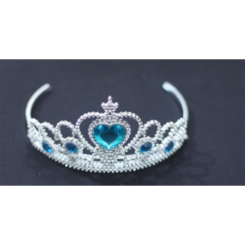 Blue Princess Cinderella Tiara Headband Crowns H23 