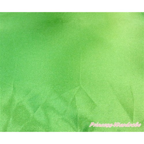 1 Yard Light Green Solid Color Satin Fabrics HG083 