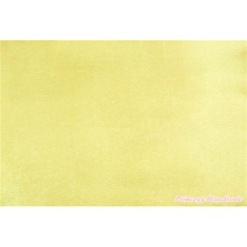 1 Yard Yellow Solid Color Satin Fabrics HG086 