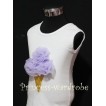 White Tank Top with Lavender Ice Cream TS109 