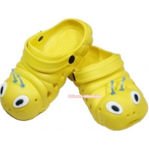Yellow Worms Clog Slipper S525 
