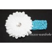 Headband match white  Crystal Daisy for Pettiskirt Hair Clip F01 
