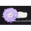 Headband match purple Crystal Daisy for Pettiskirt Hair Clip F04 