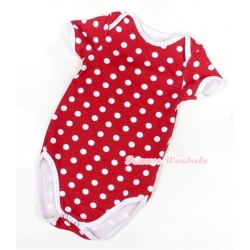 Plain Style Minnie Polka Dots Baby Jumpsuit TH333 