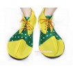 Halloween Party Yellow Kelly Green White Polka Dots Jumbo Clown Shoes Costumes C131 