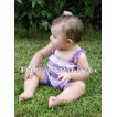 Light Purple Light Pink Lace Ruffles Petti Rompers with Straps LR21 