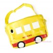 Yellow Bus Cute Kids School Zipper Cross Shoulder Bag CB122 