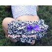 Lavender Crochet Tube Top, Purple Leopard Bloomer CT51 
