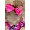 Optional Solid Color Silk Bow Hair Clip H233 