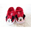 Red Minnie Crib Shoes S459 