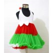 X'mas White Hot Red Dark Green ONE-PIECE Petti Dress with Bow LP09 