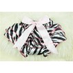 Hot Pink Zebra Print Panties Bloomers with Cute Big Bow BC121 