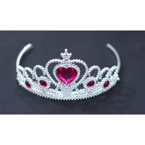 Hot Pink Princess Cinderella Tiara Headband Crowns H168 