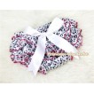 Grey Leopard Layer Panties Bloomers with Cute Big Bow BC120 