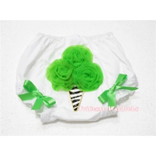 Dark Green Zebra Ice Cream Panties Bloomers BD21 