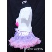 Light Purple Light Pink Pettiskirt With White Birthday Cake Tank Top with Light Bright Pink Rosettes T43 