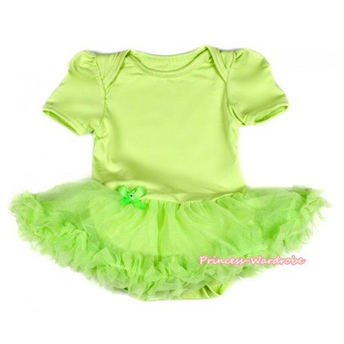 Light Green Baby Bodysuit Jumpsuit Light Green Pettiskirt JS2070 