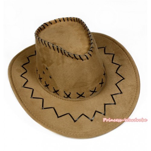 Golenrod Leather Western Cowboy Wide Brim Hat H785 