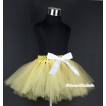 Yellow Ballet Tutu with White Bow B142 
