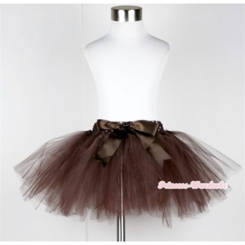 Brown Ballet Tutu with Bow B143 