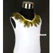 White Tank Top with Yellow Feather Lacing TB205 