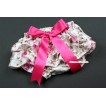 Rose Fusion Satin Layer Panties Bloomers with Cute Big Bow BC122 