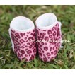 Hot Pink Leopard Baby Crib Boots SB12 