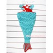 Blue Mermaid Photo Prop Crochet Newborn Baby Custome C154 